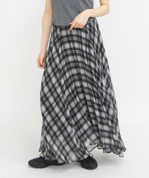 KBF / ケービーエフ スカート | サーキュラーチェックプリーツスカート | 詳細19