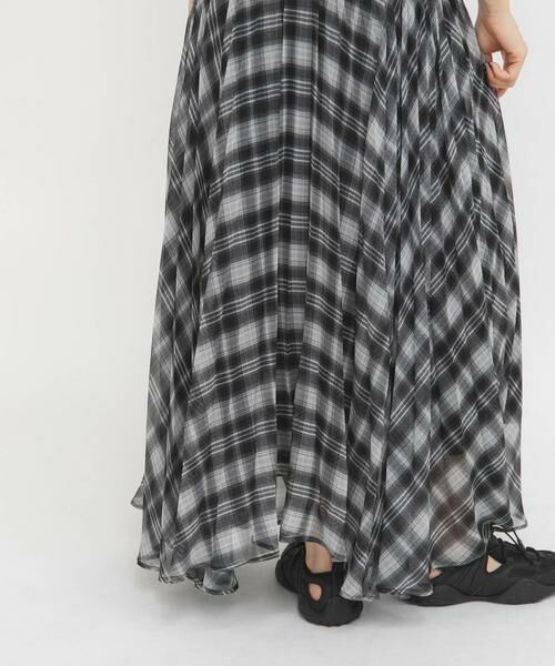 KBF / ケービーエフ スカート | サーキュラーチェックプリーツスカート | 詳細21