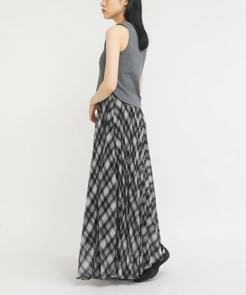 KBF / ケービーエフ スカート | サーキュラーチェックプリーツスカート | 詳細22