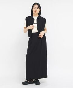 KBF / ケービーエフ セットアップ | タックブラウスSETスカート