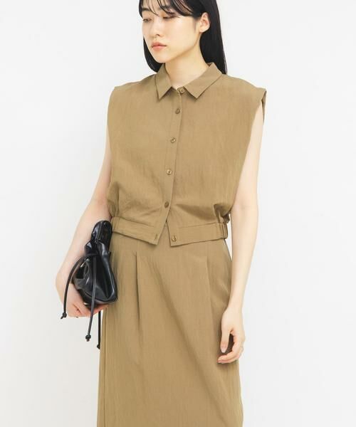 KBF / ケービーエフ セットアップ | タックブラウスSETスカート | 詳細1