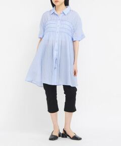 KBF / ケービーエフ ワンピース | ターンナップシャーリングミニワンピース