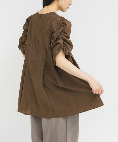 KBF / ケービーエフ ワンピース | シャーリングスリーブミニワンピース | 詳細2