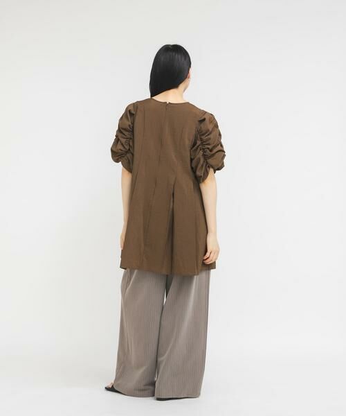 KBF / ケービーエフ ワンピース | シャーリングスリーブミニワンピース | 詳細5