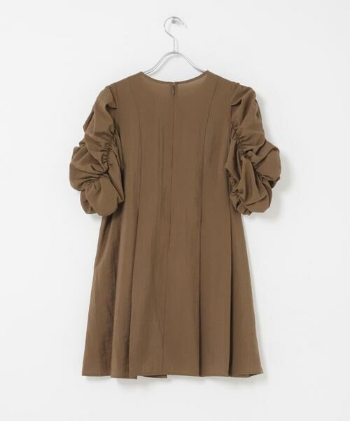 KBF / ケービーエフ ワンピース | シャーリングスリーブミニワンピース | 詳細9