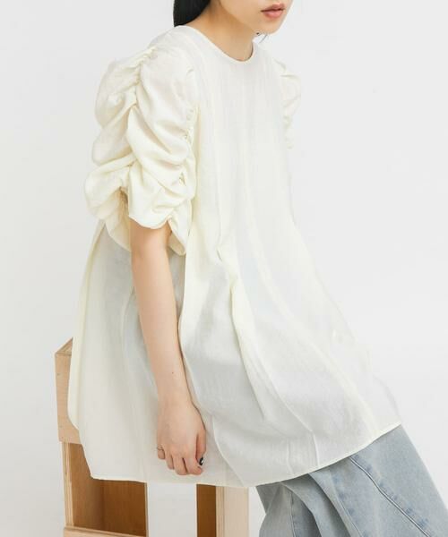 KBF / ケービーエフ ワンピース | シャーリングスリーブミニワンピース | 詳細12