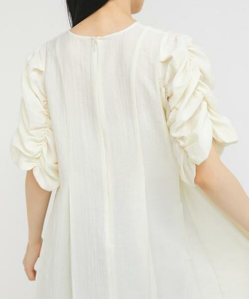 KBF / ケービーエフ ワンピース | シャーリングスリーブミニワンピース | 詳細13