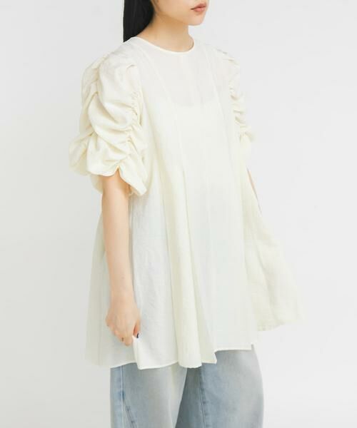 KBF / ケービーエフ ワンピース | シャーリングスリーブミニワンピース | 詳細14