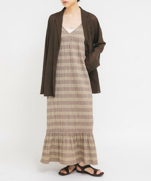 KBF / ケービーエフ ワンピース | マジョリカプリーツチェックキャミワンピース | 詳細3