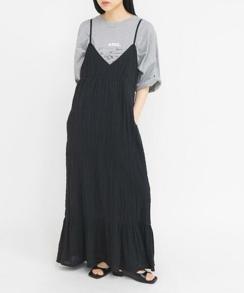 KBF / ケービーエフ ワンピース | マジョリカプリーツチェックキャミワンピース | 詳細9