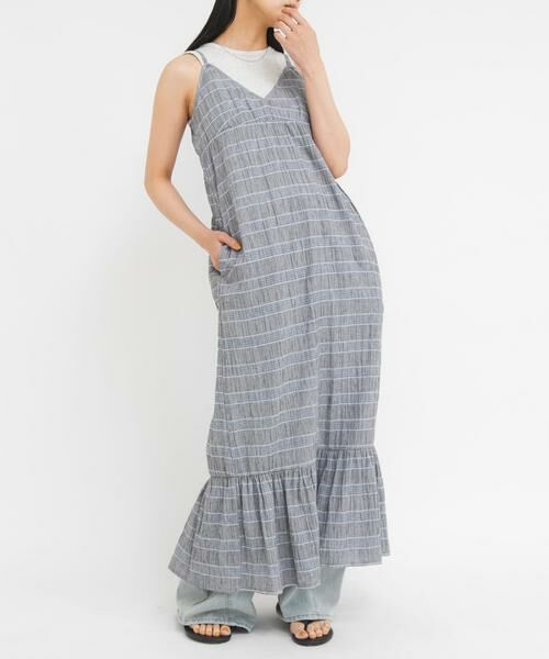 KBF / ケービーエフ ワンピース | マジョリカプリーツチェックキャミワンピース | 詳細20