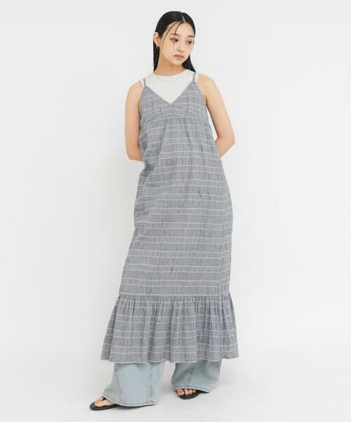 KBF / ケービーエフ ワンピース | マジョリカプリーツチェックキャミワンピース | 詳細21