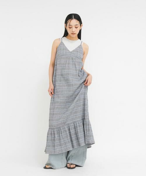 KBF / ケービーエフ ワンピース | マジョリカプリーツチェックキャミワンピース | 詳細22