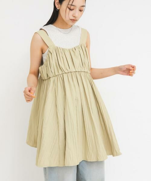 KBF / ケービーエフ ワンピース | クリンクルミニワンピース | 詳細19
