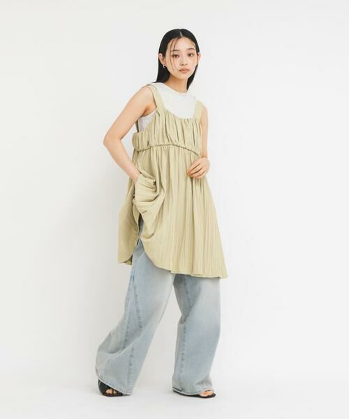 KBF / ケービーエフ ワンピース | クリンクルミニワンピース | 詳細23