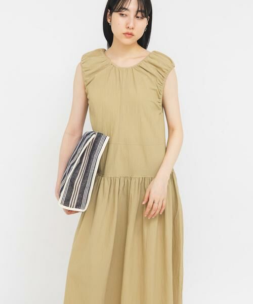 KBF / ケービーエフ ワンピース | 2WAYローギャザーワンピース（ベージュ系その他）