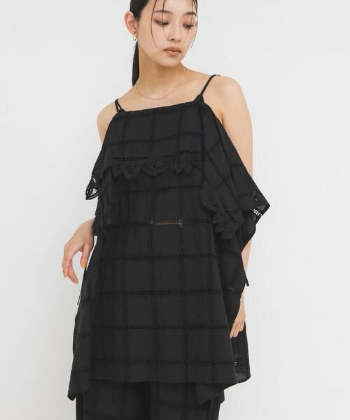 KBF / ケービーエフ ワンピース | 2WAYアイレットエンブロイダリーワンピース | 詳細10