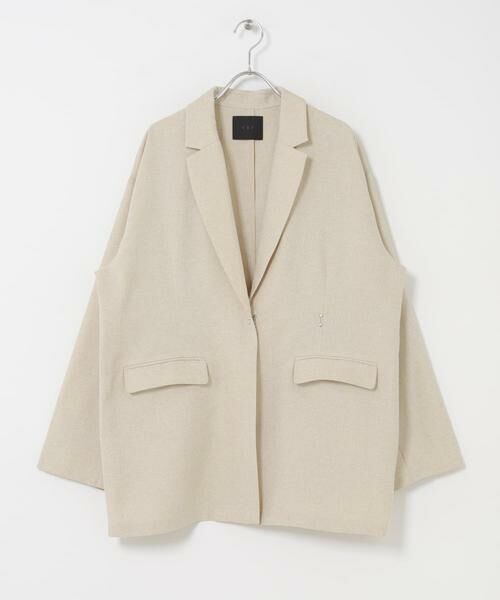 KBF / ケービーエフ その他アウター | リネンライクホックジャケット | 詳細16