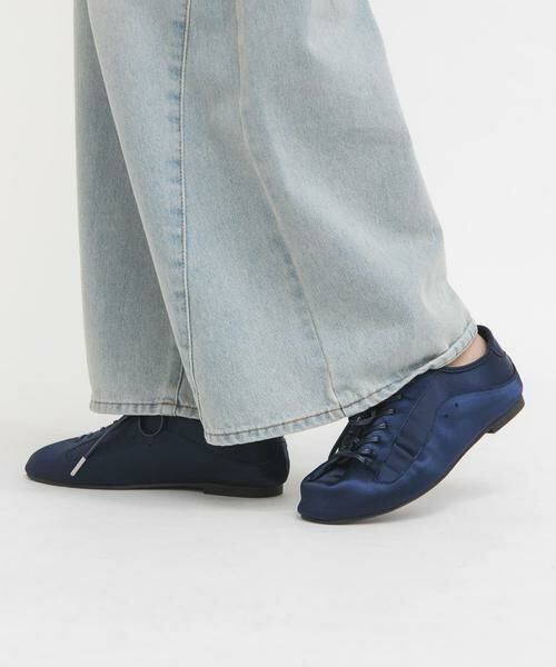 KBF / ケービーエフ スニーカー | タンデザインサテンスニーカー | 詳細11