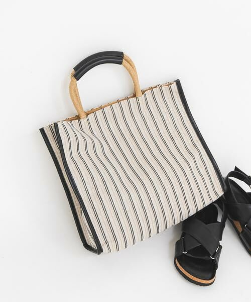 KBF / ケービーエフ トートバッグ | スクエアヘンプBAG（ブラック）