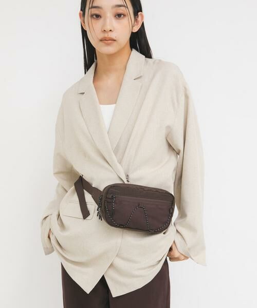 KBF / ケービーエフ メッセンジャーバッグ・ウエストポーチ | メッシュポケットリップストップサコッシュ | 詳細1