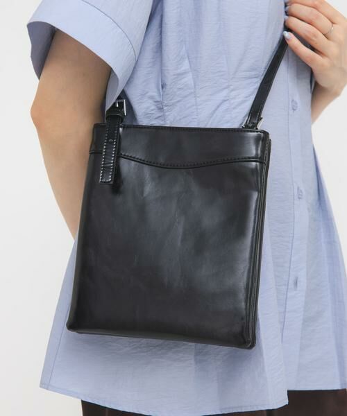 KBF / ケービーエフ ショルダーバッグ | ダブルポケットベルトBAG（ブラック）