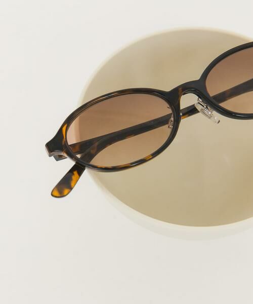 KBF / ケービーエフ サングラス・メガネ | オーバルフレームサングラス（ダークブラウン）
