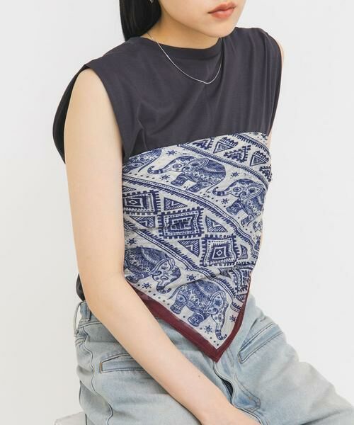 KBF / ケービーエフ バンダナ・スカーフ | シアーアソートスカーフ（ブルー系その他）