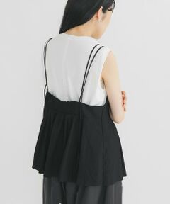 KBF / ケービーエフ タンクトップ | ショルダータックカットソー
