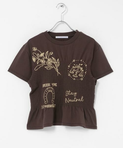 KBF / ケービーエフ Tシャツ | シャーリングデザインプリントTEE | 詳細7