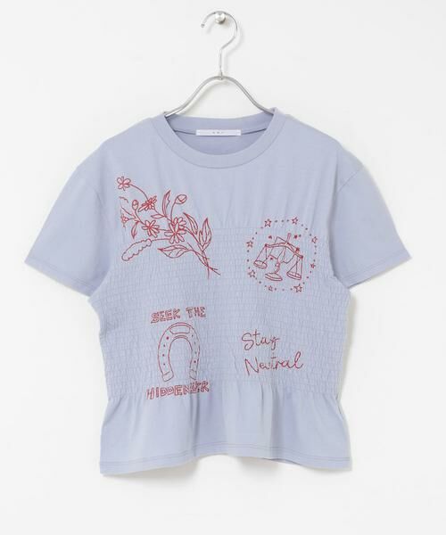 KBF / ケービーエフ Tシャツ | シャーリングデザインプリントTEE | 詳細16