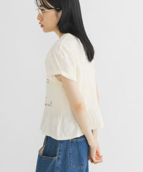 KBF / ケービーエフ Tシャツ | シャーリングデザインプリントTEE | 詳細23