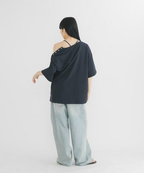 KBF / ケービーエフ Tシャツ | スナップショルダールーズTEE | 詳細6