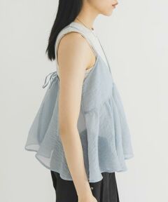 KBF / ケービーエフ その他トップス | ボリュームギャザーシアービスチェ