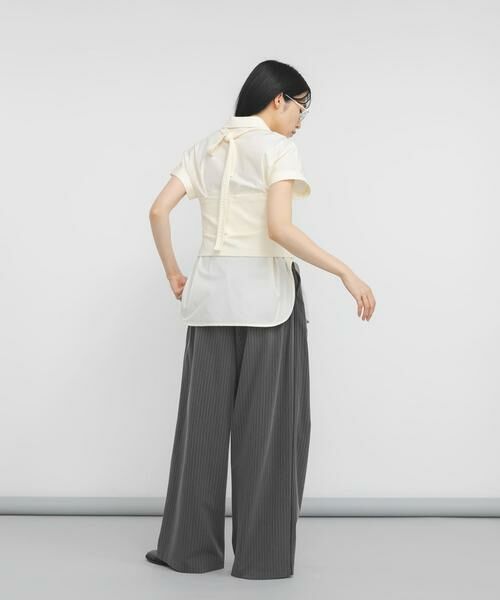 KBF / ケービーエフ シャツ・ブラウス | 『STAFF DESIGN PROJECT』ホルターネックSETシャツ | 詳細21