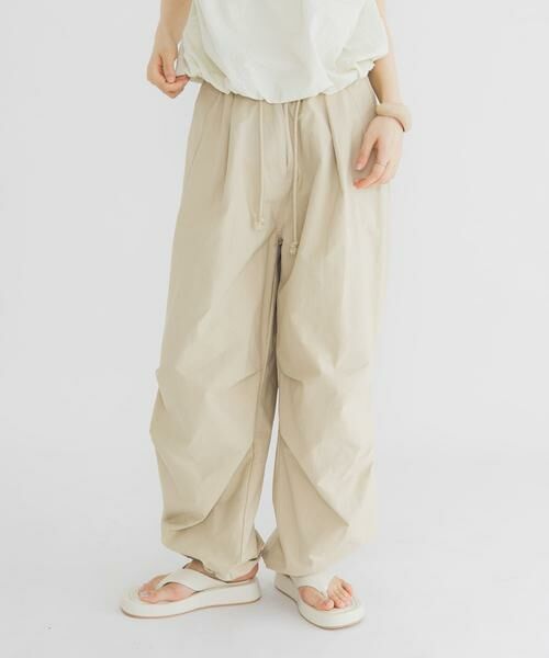 KBF / ケービーエフ その他パンツ | ステッチデザインカーゴパンツ（ベージュ）