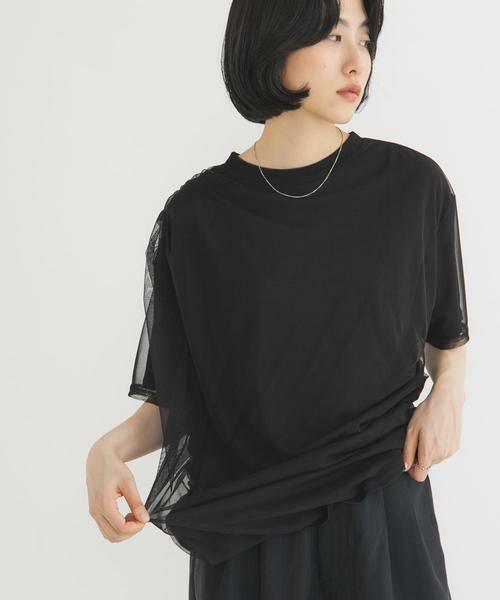 KBF / ケービーエフ Tシャツ | シアーレイヤードTEE | 詳細12