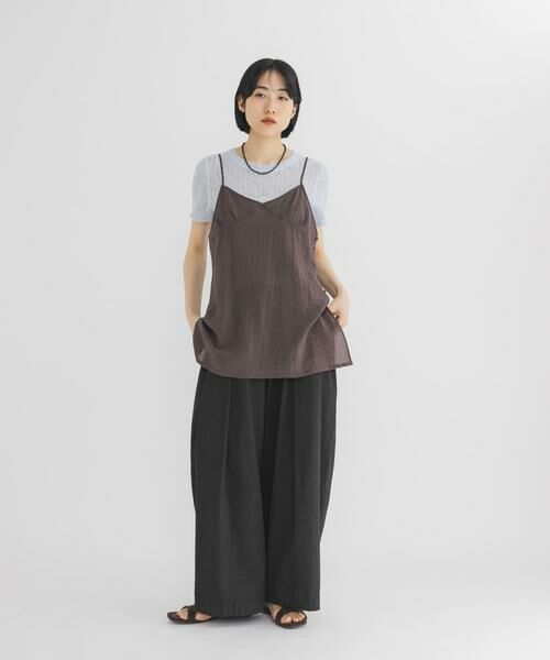 KBF / ケービーエフ Tシャツ | キャミビスチェSETトップス（ブルー系その他）