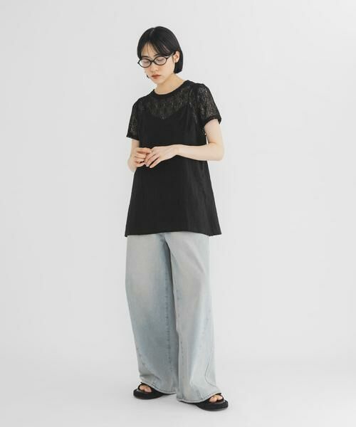 KBF / ケービーエフ Tシャツ | キャミビスチェSETトップス | 詳細28