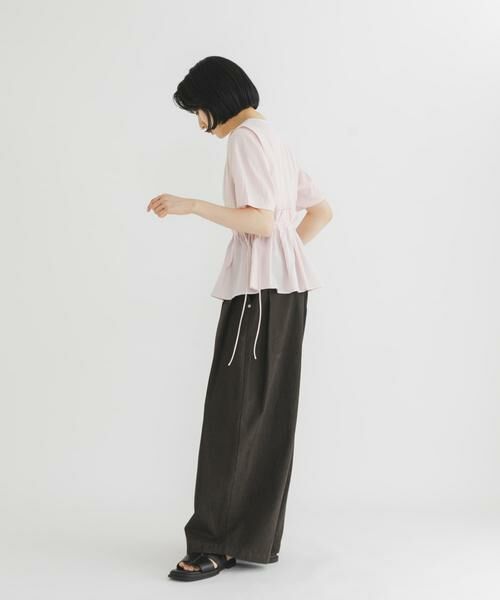 KBF / ケービーエフ シャツ・ブラウス | ドロストタックペプラムブラウス | 詳細6