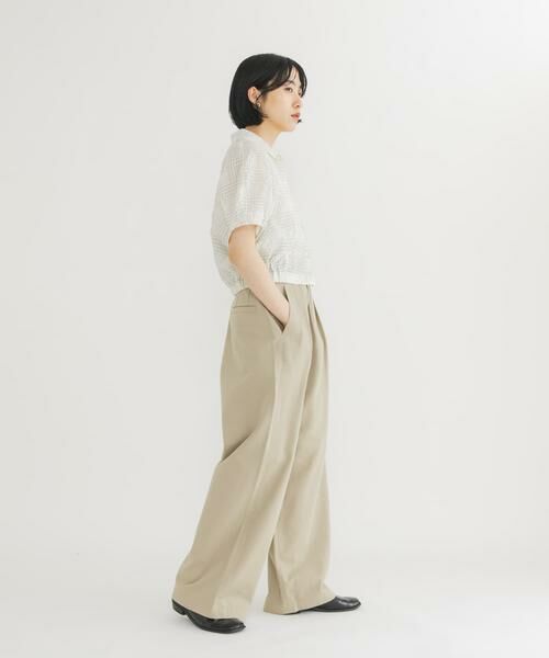 KBF / ケービーエフ その他パンツ | タックWIDEパンツ | 詳細23