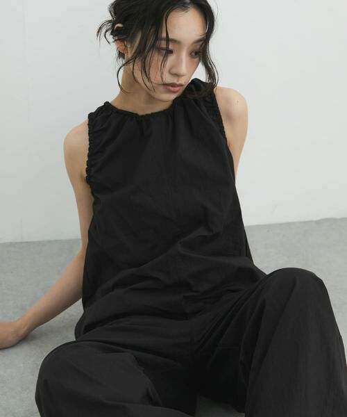 KBF / ケービーエフ サロペット・オールインワン | 『WEB限定』ギャザーディティールオールインワン | 詳細15