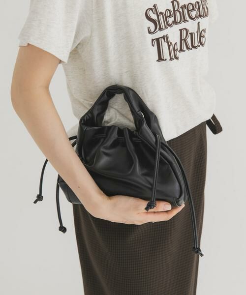 KBF / ケービーエフ ハンドバッグ | 巾着ワンハンドルミニBAG | 詳細10