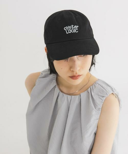 KBF / ケービーエフ キャップ | ハンドドローライクエンブロイダリーCAP（ブラック）