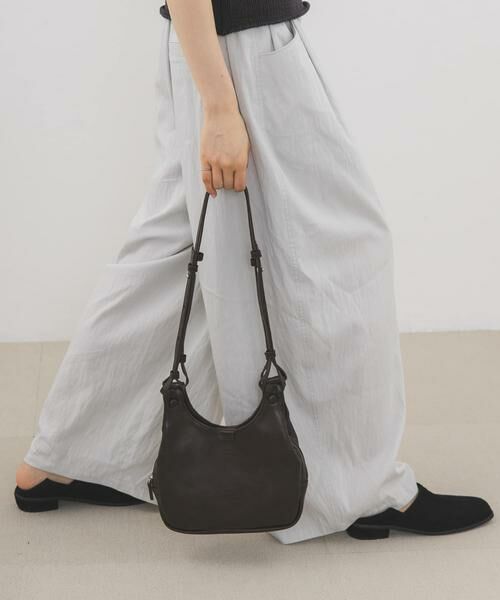 KBF / ケービーエフ ショルダーバッグ | ショルダーデザインミニBAG（ダークブラウン）