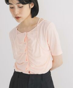 KBF / ケービーエフ Tシャツ | アシメタックレイヤードTEE
