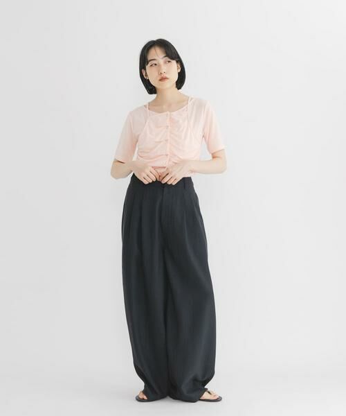 KBF / ケービーエフ Tシャツ | アシメタックレイヤードTEE | 詳細5