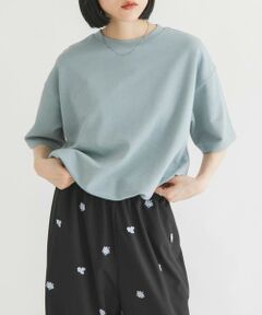 KBF / ケービーエフ Tシャツ | ハーフスリーブバルーンヘムトップス