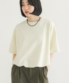 KBF / ケービーエフ Tシャツ | ハーフスリーブバルーンヘムトップス