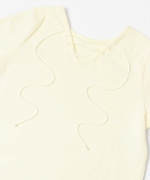 KBF / ケービーエフ Tシャツ | 2WAYレースアップトップス | 詳細9